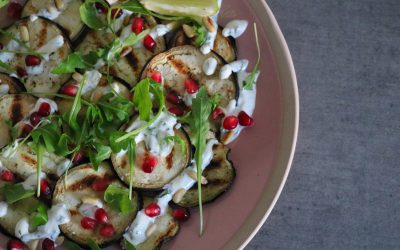 Aubergine carpaccio